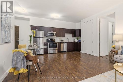 Bright open-concept Living, Dining & Kitchen - 408 - 112 King Street E, Hamilton, ON 