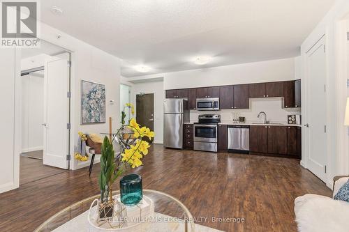 Bright open-concept Living, Dining & Kitchen - 408 - 112 King Street E, Hamilton, ON 