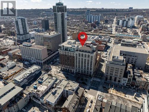 Aerial View - 408 - 112 King Street E, Hamilton, ON 