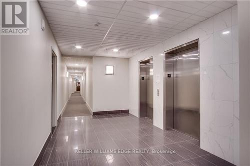 Corridor with elevator - 408 - 112 King Street E, Hamilton, ON 