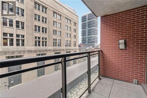 Balcony - 112 King Street E Unit# 408, Hamilton, ON 