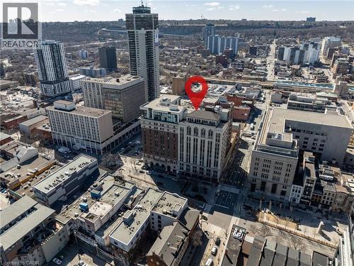 Aerial View - 112 King Street E Unit# 408, Hamilton, ON 