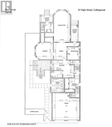 Apt# 1 - 57 Elgin Street, Collingwood, ON 