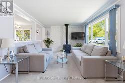 Living room with gas f/p - 