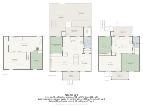 Plan (croquis) - 956  - 958 Rue Wolfe, Trois-Rivières, QC 