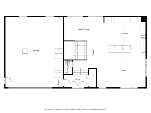 Plan (croquis) - 112 Ch. Jos-Montferrand, L'Ange-Gardien, QC 