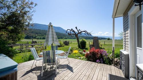 749 Enderby - Grindrod Road, Enderby, BC - Outdoor With Deck Patio Veranda With View