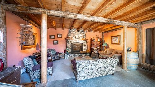 749 Enderby - Grindrod Road, Enderby, BC - Indoor With Fireplace