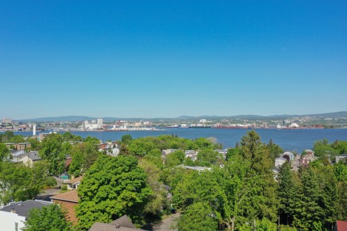 Photo aérienne - 3 Rue Botrel, Lévis (Desjardins), QC - Outdoor With Body Of Water With View