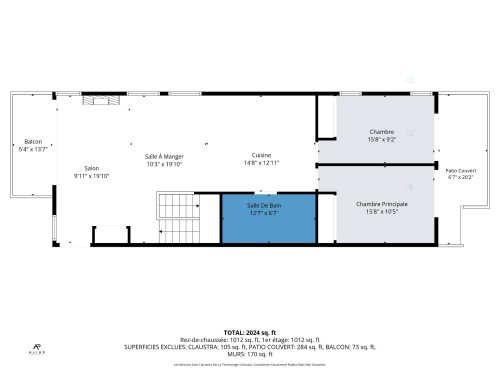 Plan (croquis) - 101-289 Rue Principale, Saint-Donat, QC 