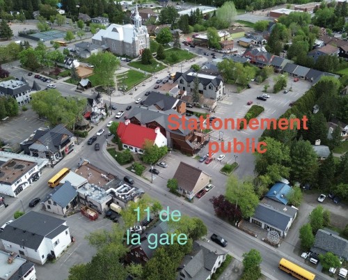 Photo aérienne - 11 Av. De La Gare, Saint-Sauveur, QC 