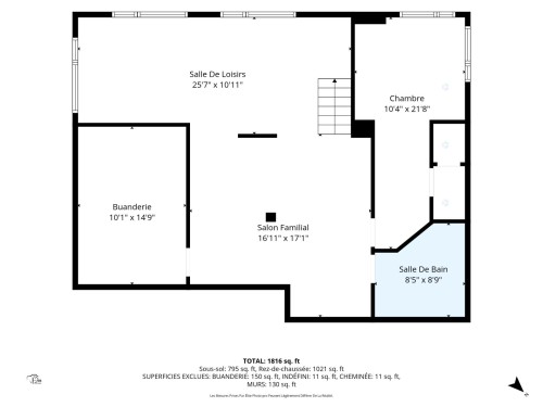 Plan (croquis) - 295 Rue Sherbrooke, Sainte-Thérèse, QC 