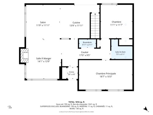 Plan (croquis) - 295 Rue Sherbrooke, Sainte-Thérèse, QC 