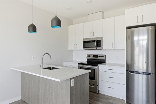 #303-1515 Redfern St, Victoria, BC - Indoor Photo Showing Kitchen With Upgraded Kitchen
