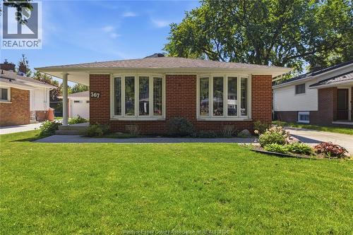 367 Genevieve  Windsor, ON N8S 3V7