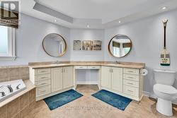 Double vanity. - 