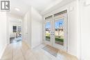Entryway featuring french doors and tile patterned flooring - 1 Bee Crescent, Brantford, ON 