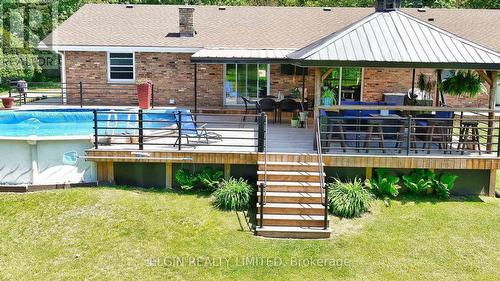 rear deck on front house - 42445 John Wise Line, Central Elgin, ON 