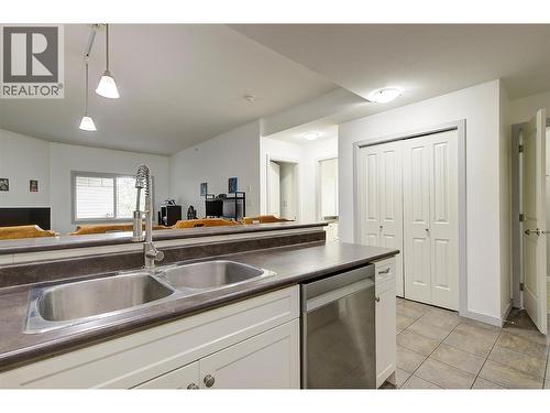 345 Mills Road Unit# 305, Kelowna, BC - Indoor Photo Showing Kitchen With Double Sink