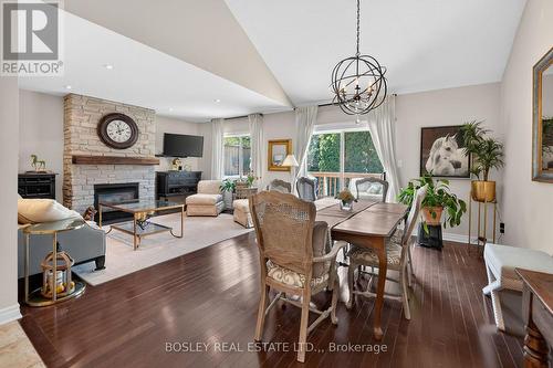 Open concept kitchen dining and great room - Unit 12 - 7 Gibson Place, St. Catharines (Downtown), ON - Indoor With Fireplace