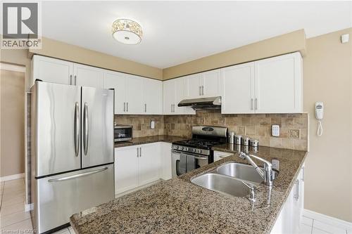 3277 Folkway Drive, Burlington, ON - Indoor Photo Showing Kitchen With Double Sink