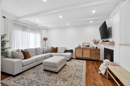 Salon - 807 Rue D'Iberville, Boucherville, QC - Indoor Photo Showing Living Room With Fireplace