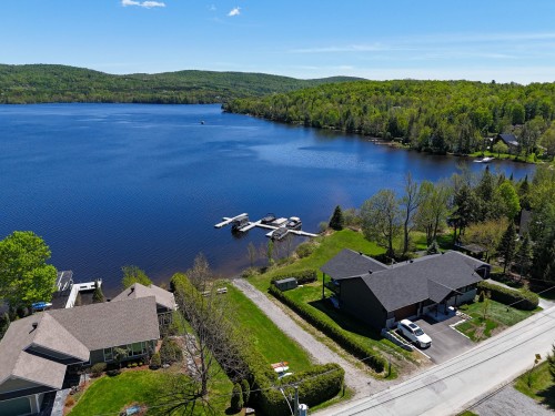 Photo aérienne - 529 Rue Bordeleau, Magog, QC - Outdoor With Body Of Water With View