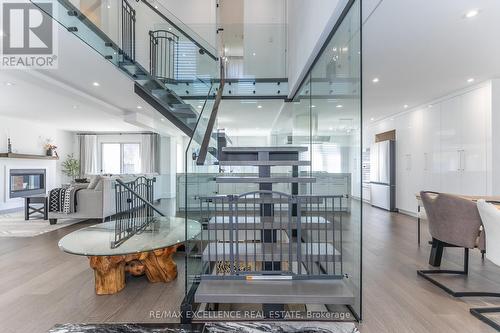 2 Pebble Beach Court, Brampton, ON - Indoor Photo Showing Other Room With Fireplace