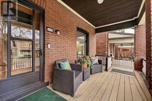 216 Maplewood Avenue, Hamilton (Blakeley), ON - Outdoor With Deck Patio Veranda With Exterior
