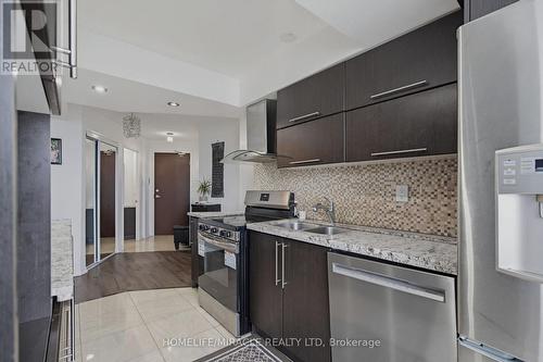 Ph211 - 7250 Yonge Street, Vaughan, ON - Indoor Photo Showing Kitchen With Double Sink