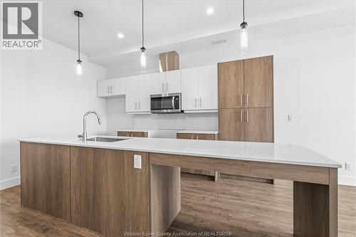 595 Lilymac Unit# 304, Windsor, ON - Indoor Photo Showing Kitchen With Upgraded Kitchen