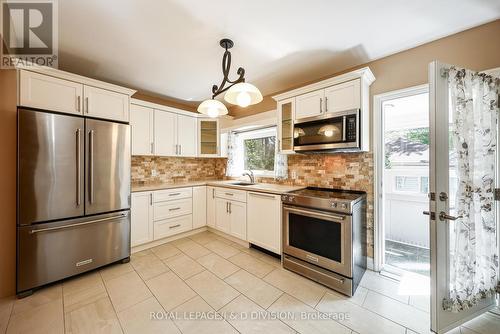 553 Runnymede Road, Toronto, ON - Indoor Photo Showing Kitchen With Stainless Steel Kitchen