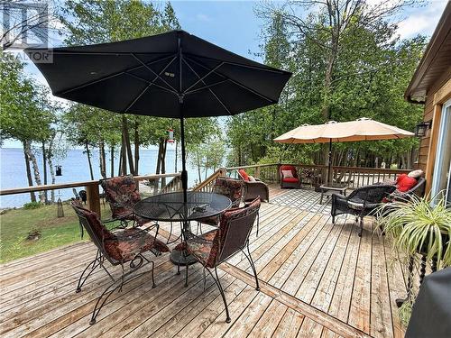 168 Fox Run Way, Mindemoya, Manitoulin Island, ON - Outdoor With Deck Patio Veranda With Exterior