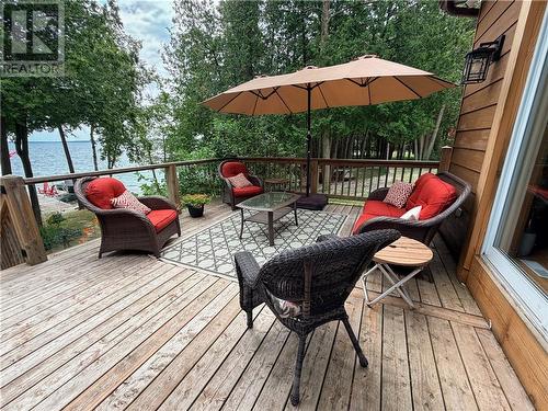 168 Fox Run Way, Mindemoya, Manitoulin Island, ON - Outdoor With Deck Patio Veranda With Exterior