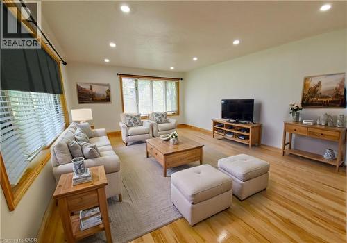 Virtually Staged Photo - 17 Cemetery Road, Norfolk County, ON - Indoor Photo Showing Living Room