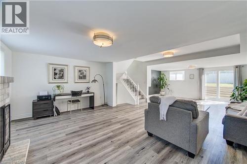 102 Allen Street, Tillsonburg, ON - Indoor Photo Showing Living Room With Fireplace