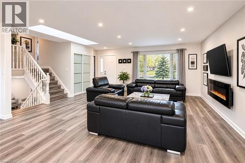 102 Allen Street, Tillsonburg, ON - Indoor Photo Showing Living Room With Fireplace