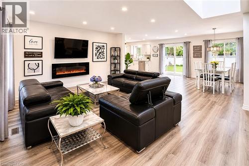 102 Allen Street, Tillsonburg, ON - Indoor Photo Showing Living Room With Fireplace