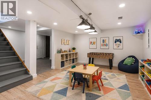 Idea for basement main area digitally staged - 701 Edward Street, Revelstoke, BC 