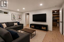 Idea for basement digitally staged - 