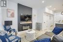 8 Elizabeth Street, St. Catharines, ON  - Indoor Photo Showing Living Room With Fireplace 