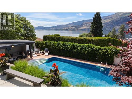 2060 Bennett Road, Kelowna, BC - Outdoor With In Ground Pool With Deck Patio Veranda
