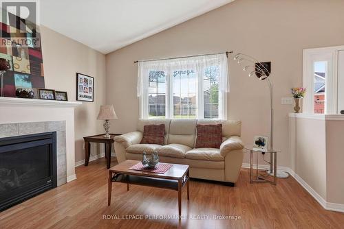 1506 Frank Court, Cornwall, ON - Indoor Photo Showing Living Room With Fireplace