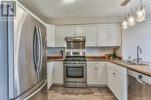 9 Brookside Drive, St. Thomas, ON - Indoor Photo Showing Kitchen With Stainless Steel Kitchen With Double Sink