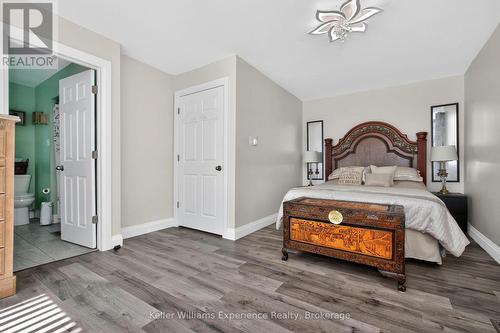 Primary Bedroom with Walk out to Deck - 174 Seventh Street, Midland, ON 