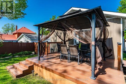 Large Deck Space with Gazebo - 174 Seventh Street, Midland, ON 