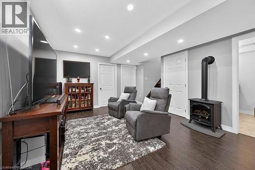 109 Ray Street N, Hamilton, ON - Indoor With Fireplace