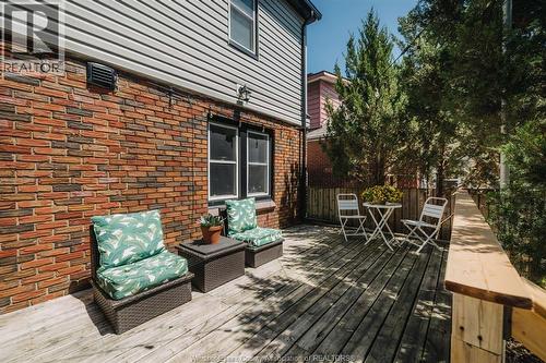 2263 Fraser Avenue, Windsor, ON - Outdoor With Deck Patio Veranda