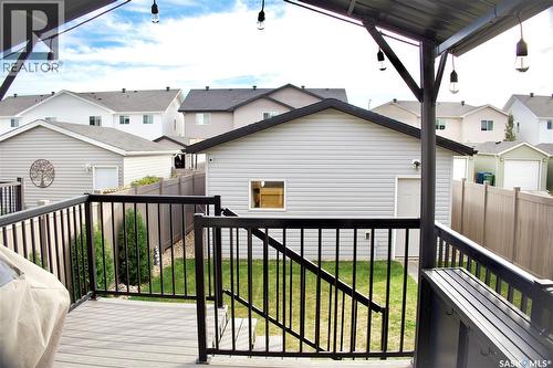 7937 Flax Avenue, Regina, SK - Outdoor With Deck Patio Veranda With Exterior