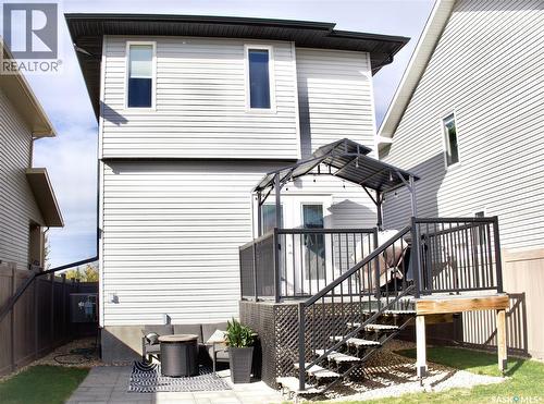 7937 Flax Avenue, Regina, SK - Outdoor With Deck Patio Veranda With Exterior